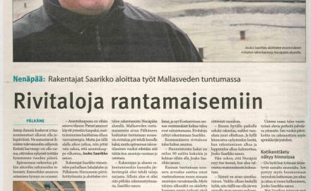 As Oy Pälkäneen Kostianranta - Rakentajat Saarikko Oy