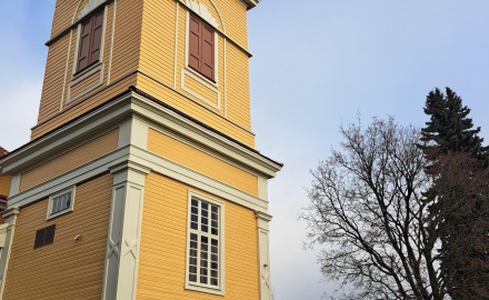 Sahalahden kirkon julkisivuremontti - Rakentajat Saarikko Oy